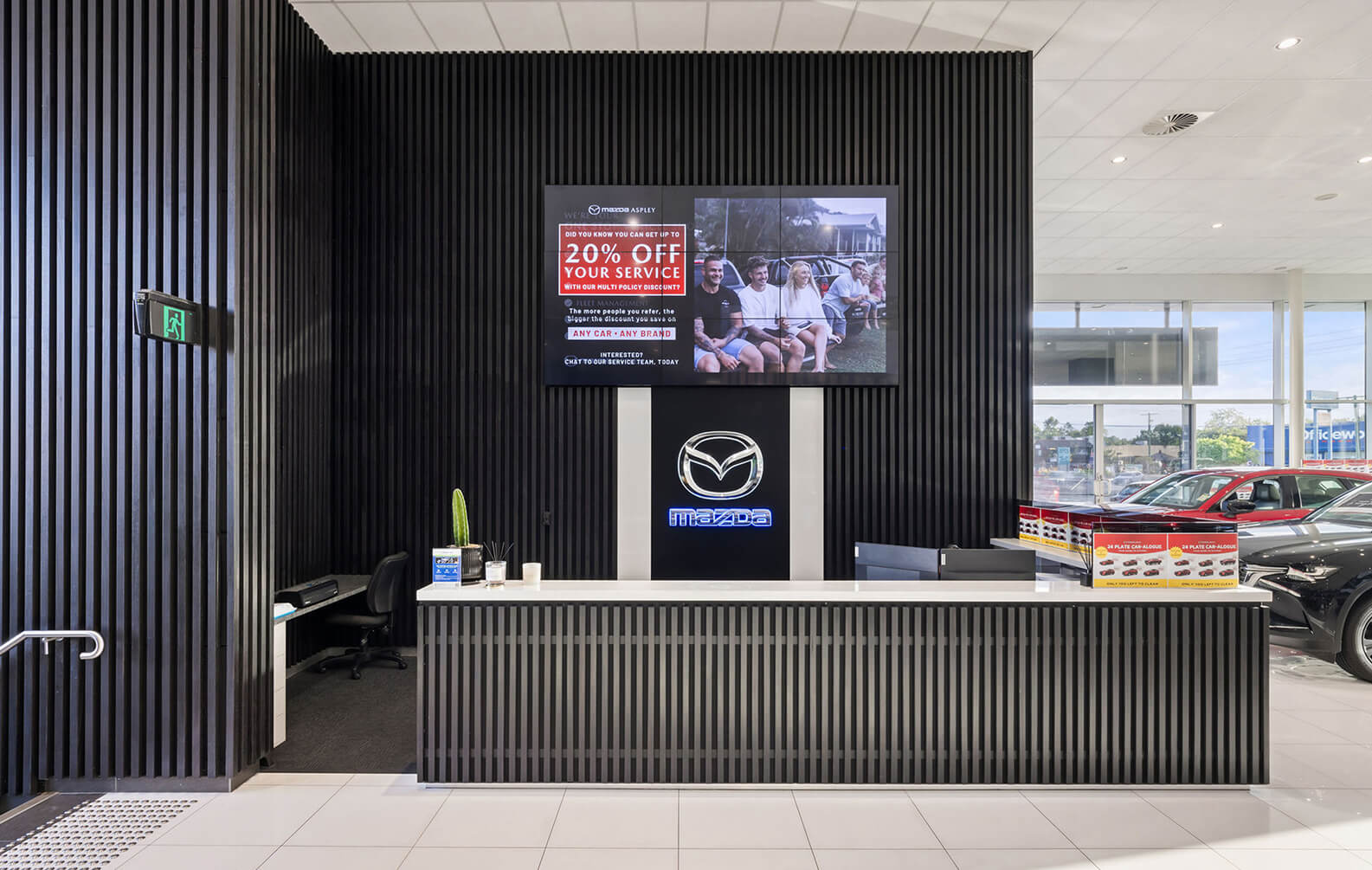 Aspley-Mazda Service Centre Reception area