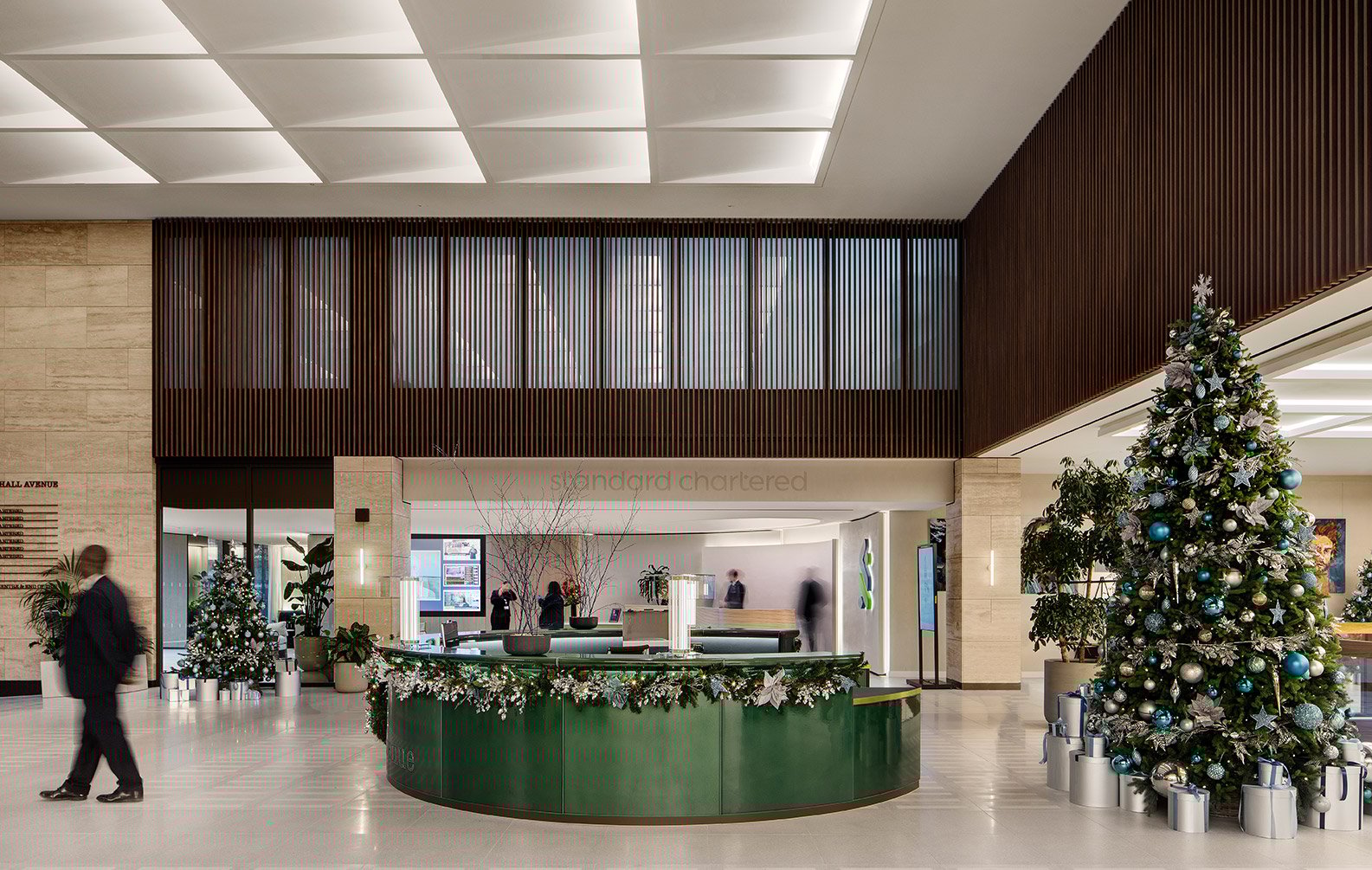 Standard Charted office Fit out at One Basinghall Rd London