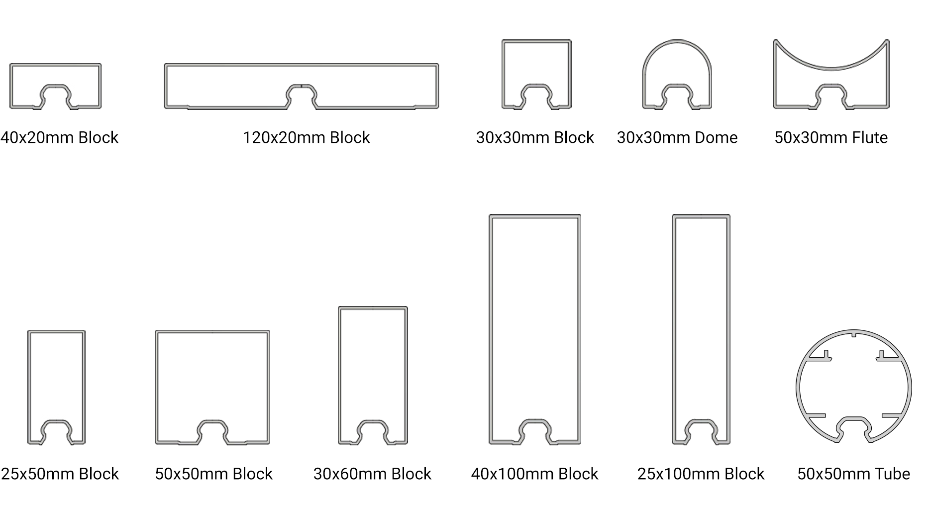 Click-on-Battens-Aluminium-Profiles+tube