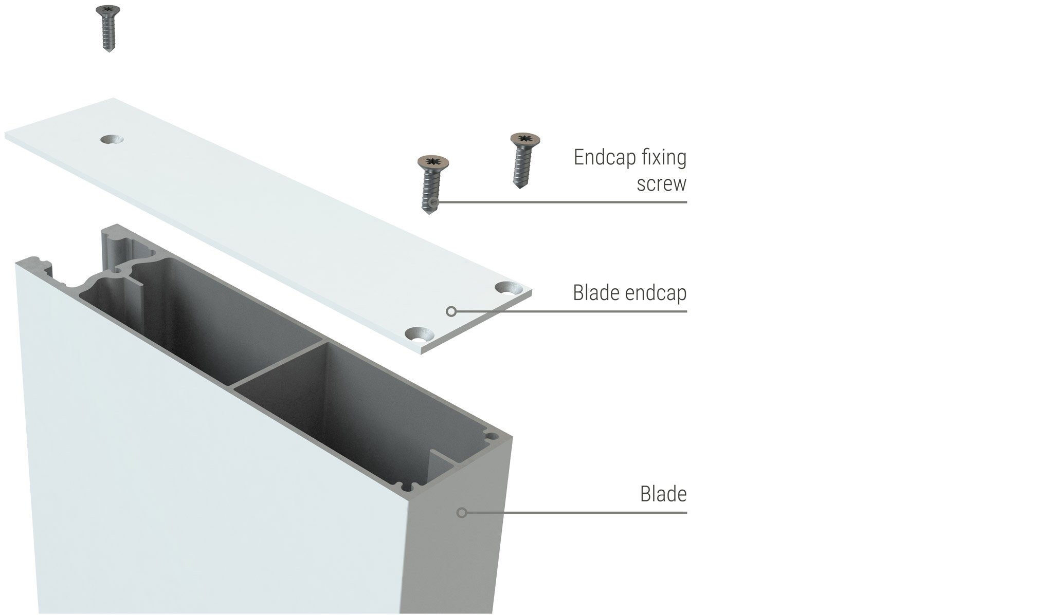 Facade-Blade-end-caps