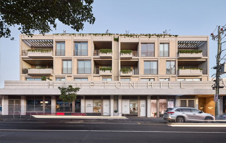 Hampton Hill Facade Designed by Woods Bagot