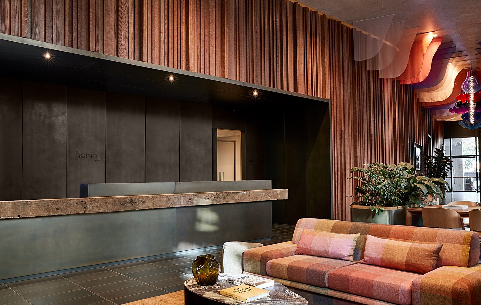 Home Docklands Sculptfom Feature Wall Foyer