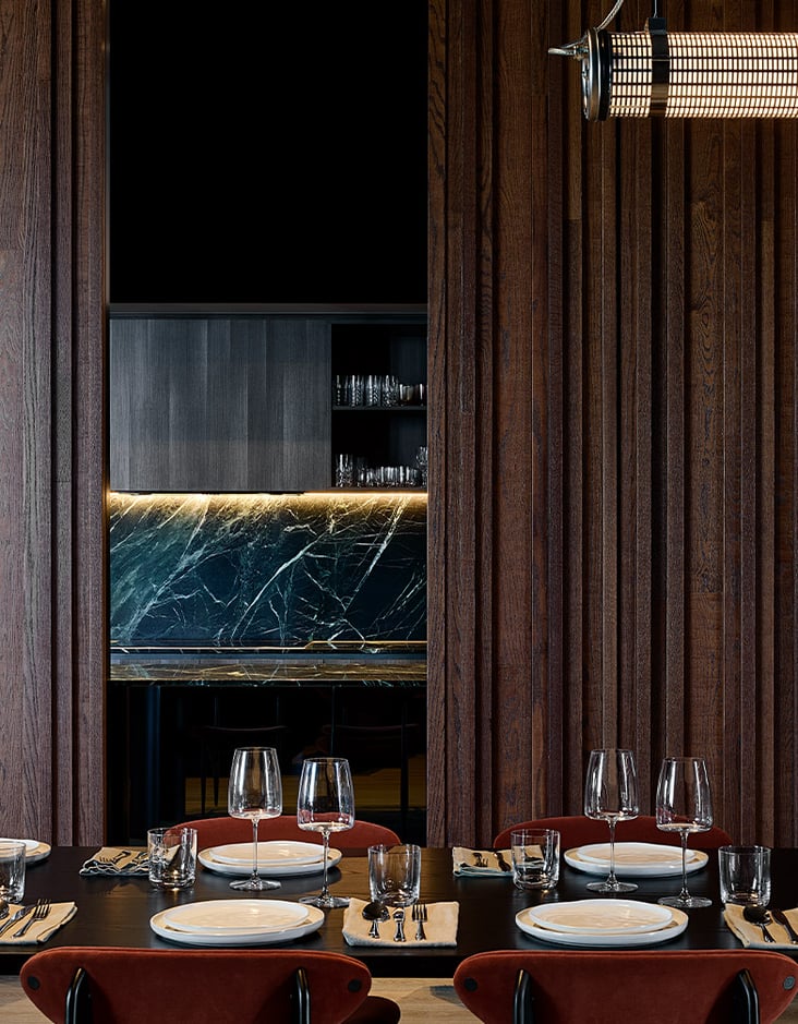 Home Docklands Sculptfom Feature Wall Foyer