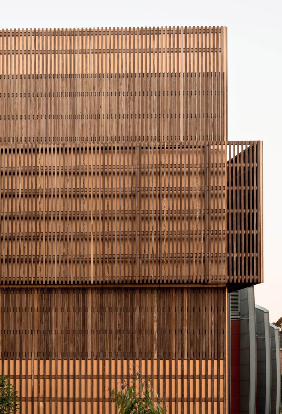 Boroondara Sports Centre timber facade