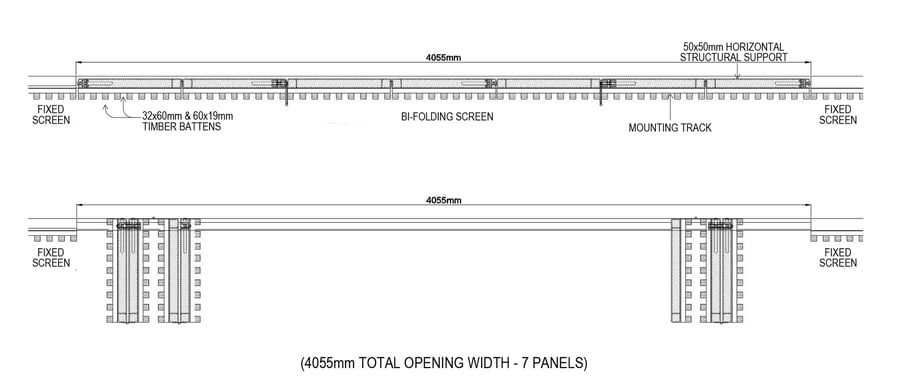 Sculptform Bi-fold Door detail