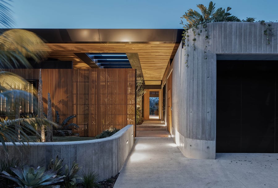 Cove House timber battens