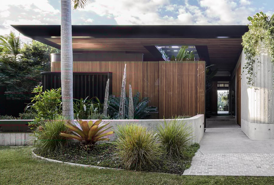Timber Facade Cove House