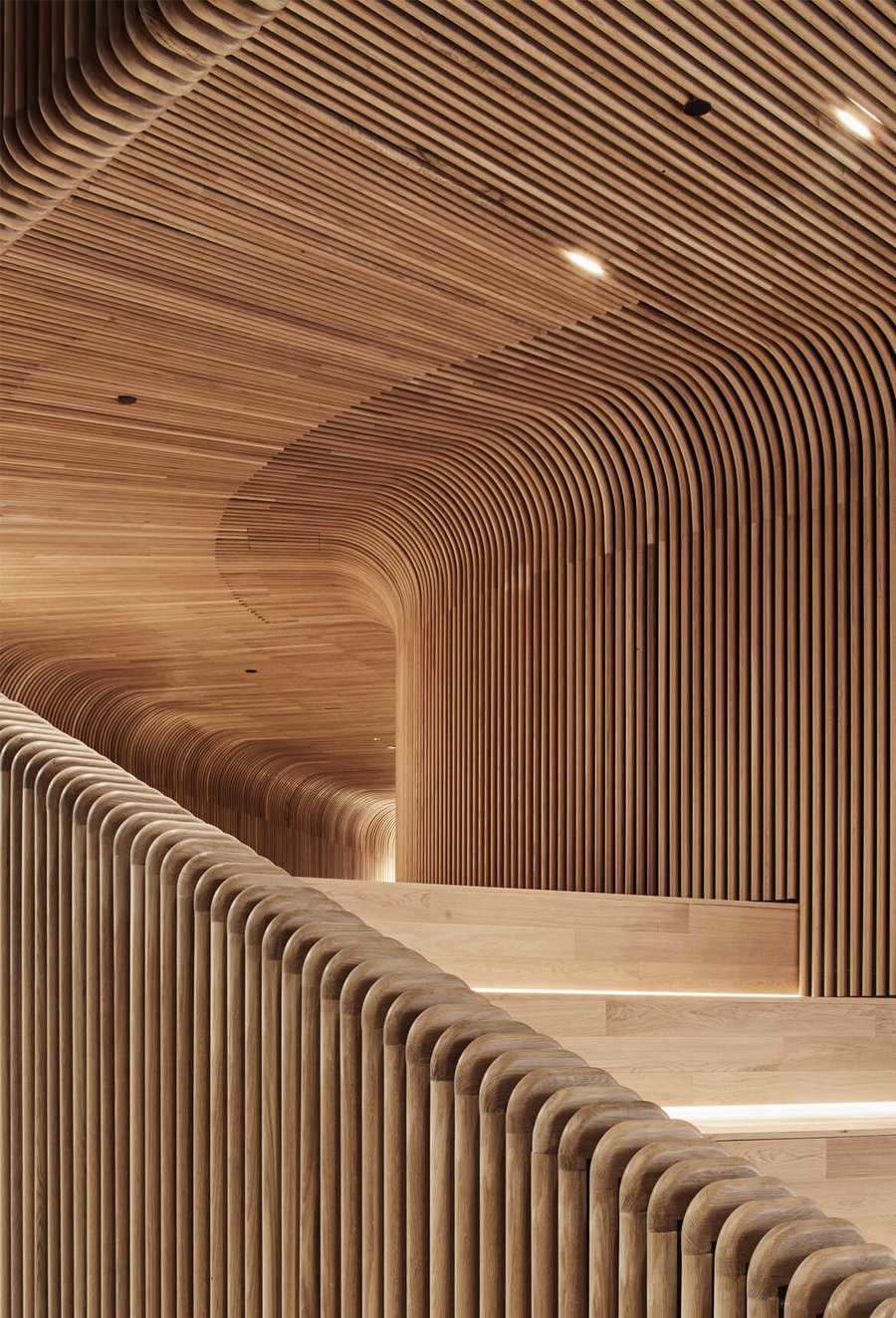 Sculptform Design Studio curved timber