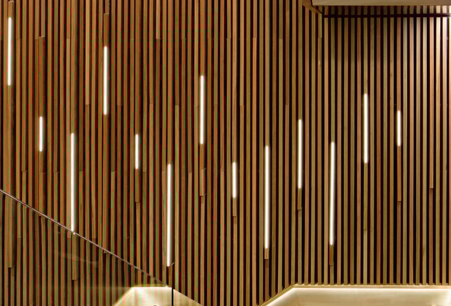 Sculptform Integrated lighting - Inlaid lights