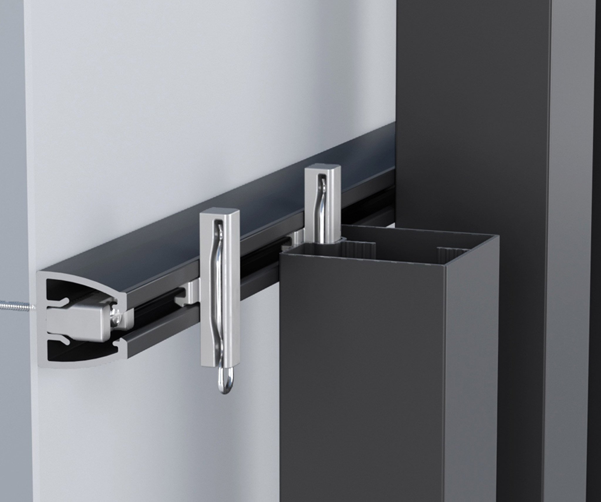 Slim-mounting-track