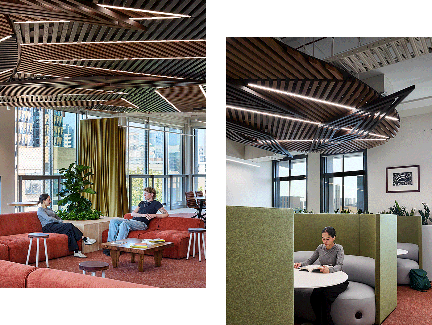 Murrup Barak University of Melbourne Ceiling by Tommy Day III and Sculptform 