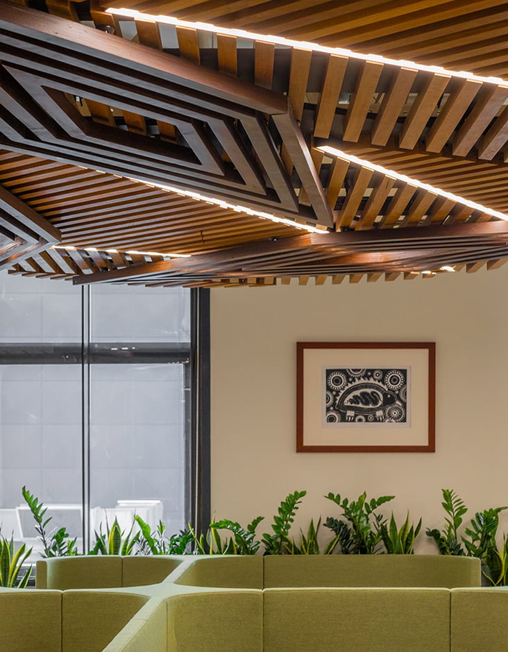 Murrup Barak University of Melbourne Ceiling by Tommy Day III and Sculptform 