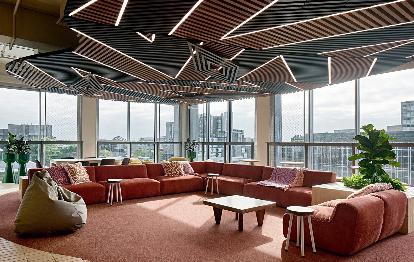 Murrup Barak University of Melbourne Ceiling by Tommy Day III and Sculptform 