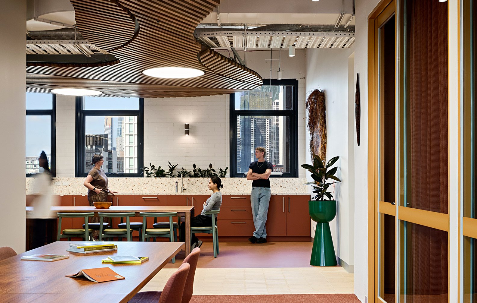 Murrup Barak University of Melbourne Ceiling by Tommy Day III and Sculptform 