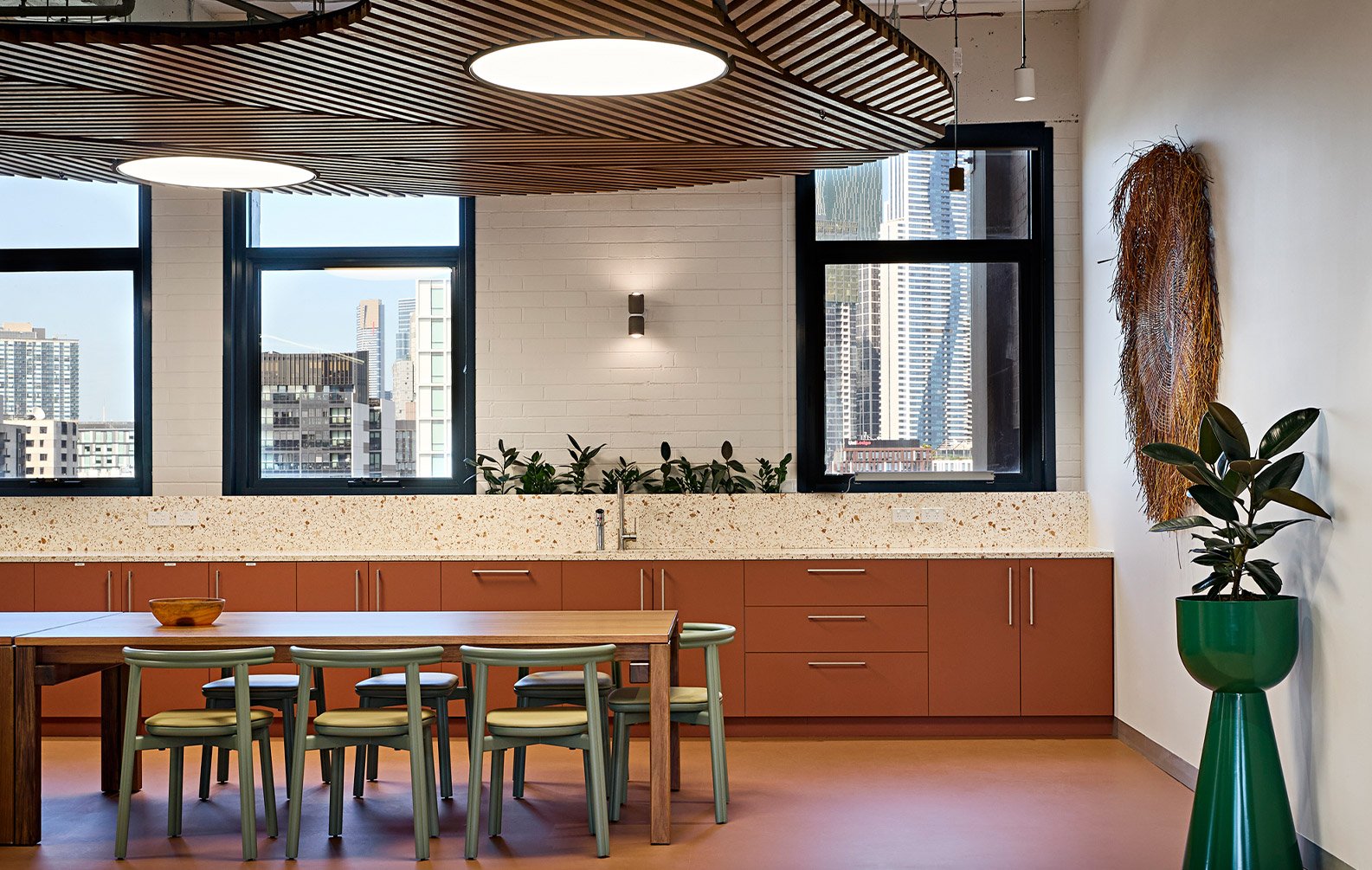 Murrup Barak University of Melbourne Ceiling by Tommy Day III and Sculptform 