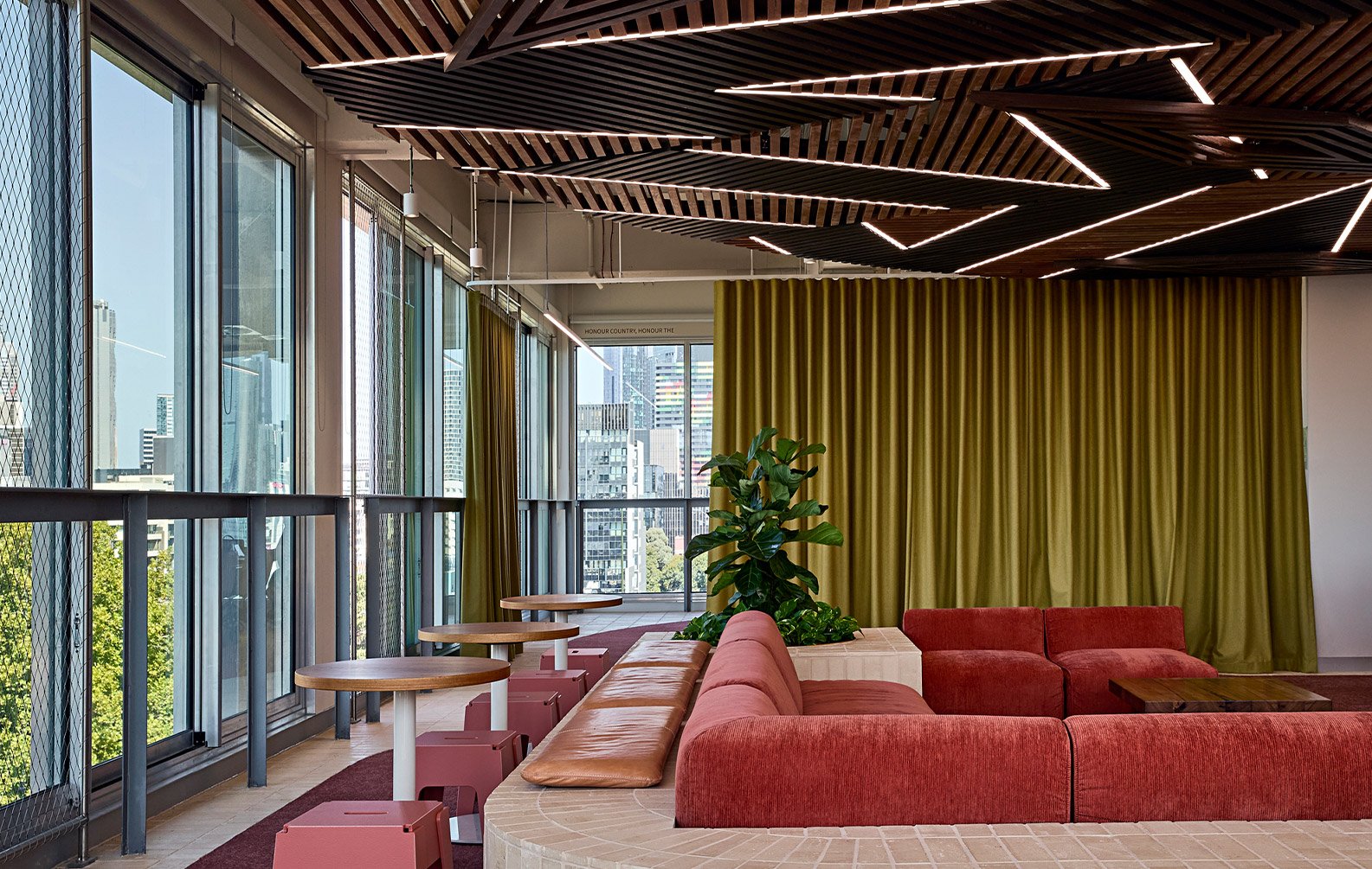 Murrup Barak University of Melbourne Ceiling by Tommy Day III and Sculptform 