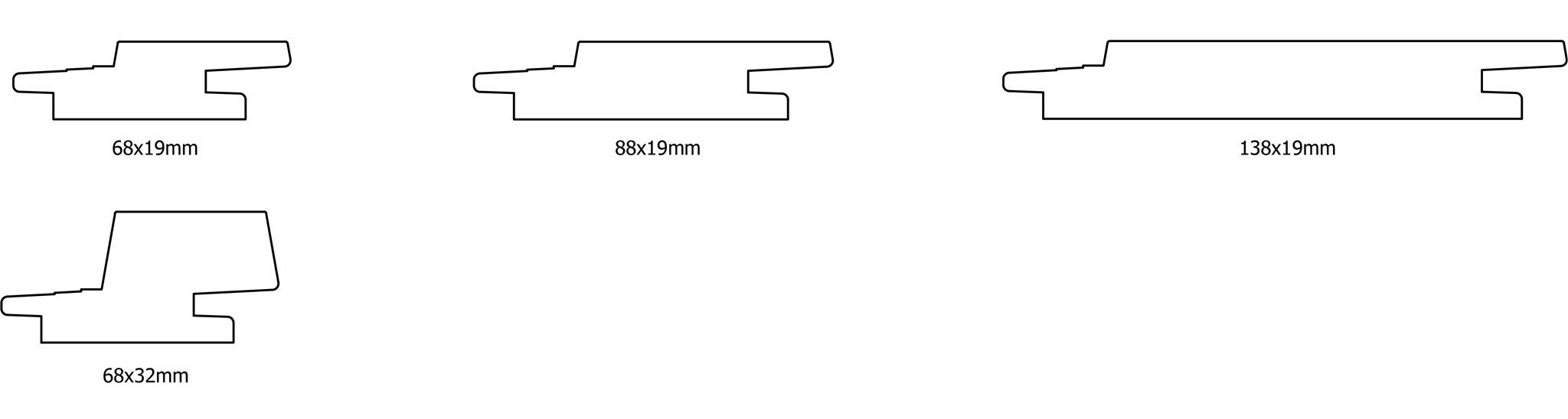 tongue-and-groove-cladding-sorrento-profiles