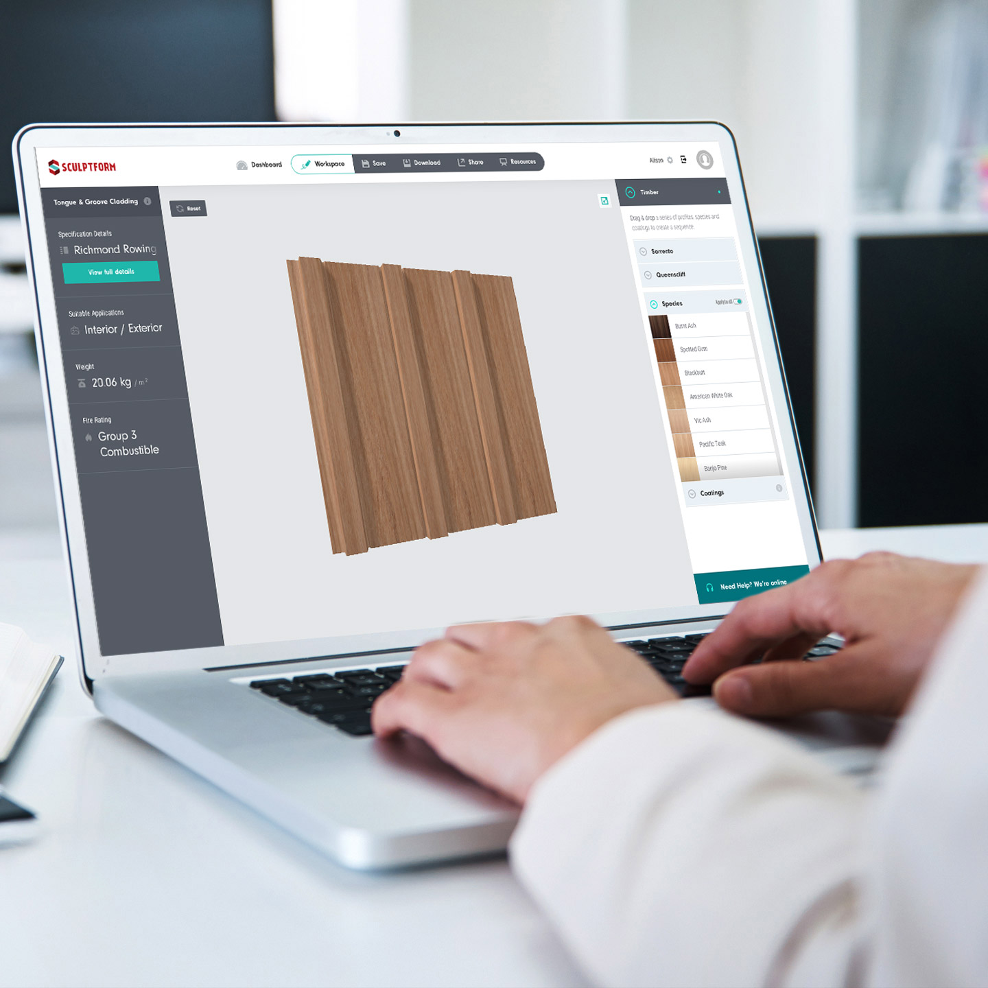 Sculpt Form Cladding Tongue & Groove Cladding | Wall Paneling | Sculptform US
